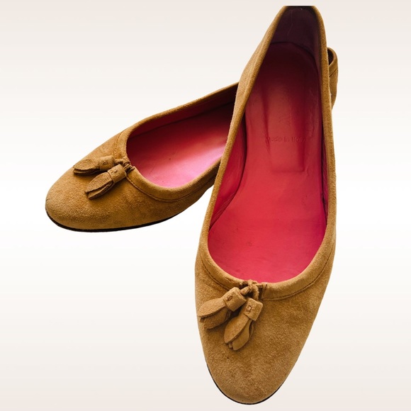 J. Crew Shoes - J. Crew Italian Leather Slip on Flats w ta…